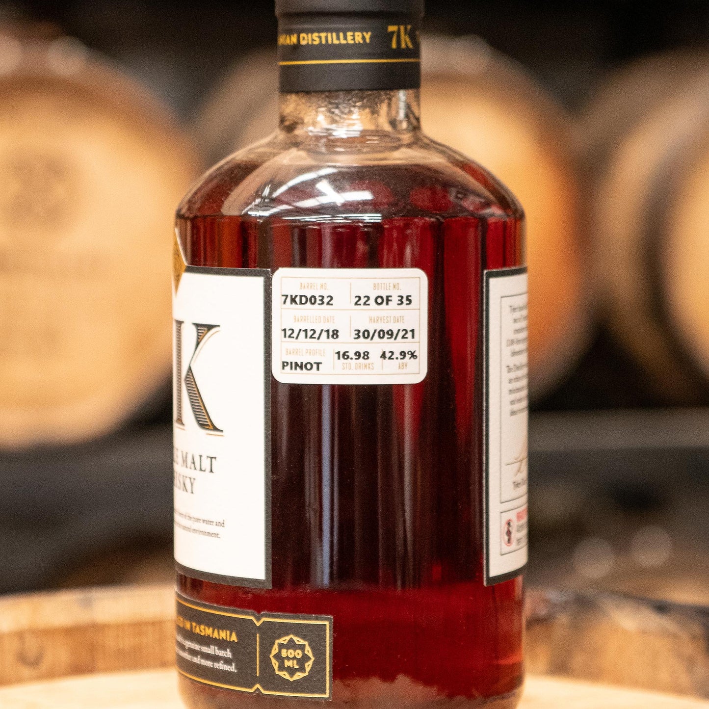 7KD032 - Pinot Cask - Single Malt Whisky